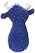 TrustyPup Tough 'N Fun Bull Squeaky Plush Dog Toy, Chew Guard Technology - Blue, Medium
