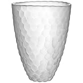 Orrefors Raspberry 8.25" Frost Crystal Vase
