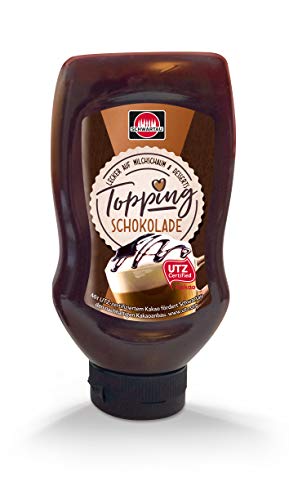 Schwartau Coffee Shop Starter Paket (Karamell-, Vanille-, Haselnussirup, Schoko- und Karamelltopping, 3 Pumpen… – Bild 7
