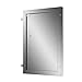Happybuy BBQ Access Single Door Wall Construction Cutout 14W x 20H Inches Outdoor Kitchen Access Doors 304 Grade Brushed Stainless Steel Heavy Duty