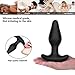 Male Anal Vibrator Butt Plug with 10x10 360° Rotation Vibration Patterns, Prostate Massager Stimulator with Remote Control, Rechargeable Anus Sex Toy for Men, Woman & Couples, Φ1.9 in
