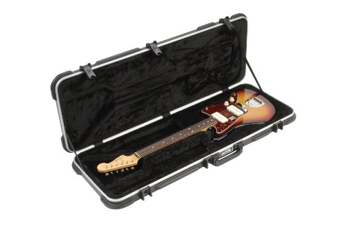 SKB Jaguar/Jazzmaster Type Shaped Hardshell Case 6-string Guitars only...not Bass - TSA Latch, Over-Molded Handle