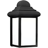 Sea Gull Lighting 8788-12 Mullberry Hill Outdoor Wall Sconce, 1-Light 100 Watts, Black