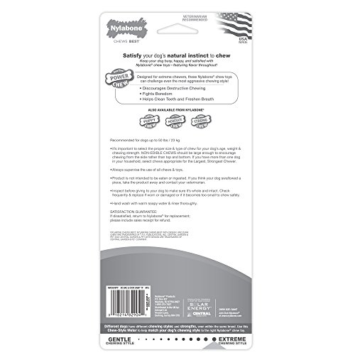 Nylabone Power Chew DuraChew Bone Dog Chew Toy, Twin Pack, Large