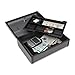 MMF Industries Steelmaster Premier Security Case with Keyed Lock, 4.125 x 8.5 x 11.625 Inches, Charcoal Grey (2217012G2)
