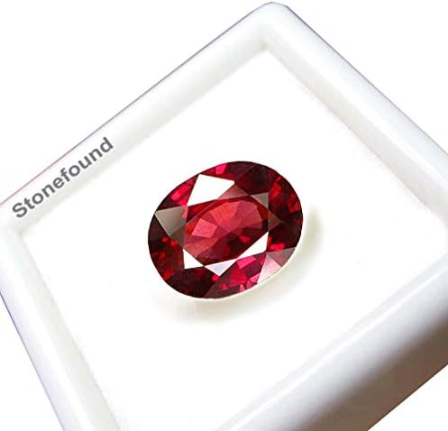 Stonefound Red 9.50 Ratti Ruby/Manik Lab Certified Natural Gemstone for Astrological Purpose for Men and Women