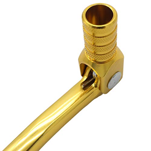 OTOHANS AUTOMOTIVE CNC Aluminum 2" Folding Gear Shifter Shift Lever for Honda XR50 CRF50 XR CRF 50cc 70cc 90cc 110cc 125cc Dirt Pit Bike (Yellow)