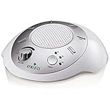 HoMedics SS-2000G/F-AMZ Sound Spa Relaxation Machine with 6 Nature Sounds, Silver