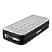 Lunvon Twin Air Mattress Guest Durable Inflatable Airbed Blow Up Elevated Raised Air Bed with Built-in Electric Air Pump, Storage Bad and Repair Patches Included, Height 18.5 inche, 2-Year Guarantee