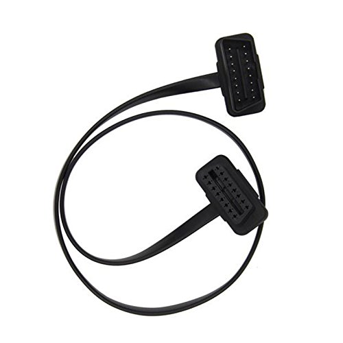 Vinmax OBD2 Diagnostic Connector Line 16 Pin Ultra Flat Male to Female OBDII Extension Cable