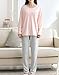 MyFav Big Girls Spring Winter Sleepwear Nighty Long Sleeve Heart Shape Pajama