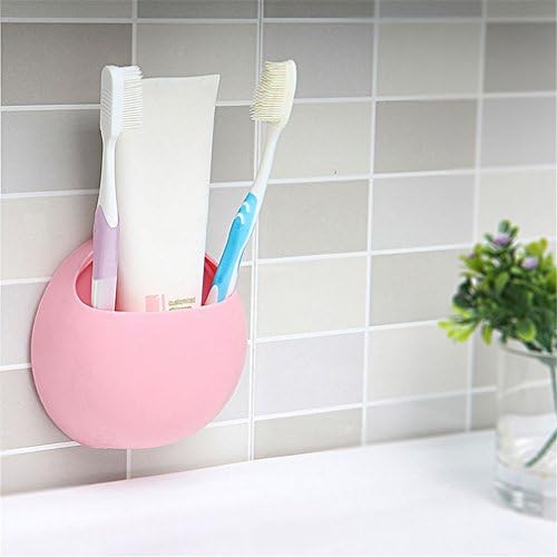Eggs Toothpaste Dispenser Toothbrush Holder Suction Hooks Cups Organizer Bathroom Kitchen Cup Wall Mount Sucker Storage Set 02