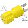 Conntek-Locking-Adapter-with-30-Amp-125-Volt-Male-Plug-To-1520-Amp-Straight-Blade-Female-Connector