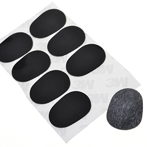 BCP Black Color Alto tenor Sax Saxophone Clarinet Mouthpiece Patches Pads Cushions