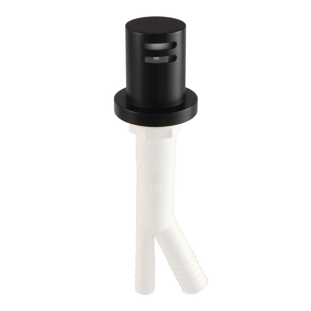 Photo 1 of Kingston Brass KA821MB Trimscape Dishwasher Air Gap, Matte Black, 1-3/4" Diameter Cap