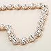 Oriamour Rose Gold Bridal Headpiece Wedding Headband with Crystal and Ribbons Hair Jewelry (Rose Gold)