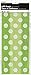 Lime Green Polka Dot Cellophane Bags, 20ct