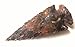 Handcrafted Contemporary 2” Agate/Jasper Stone Arrowheads – Six Arrowheads, Range from 2”-2 1/2” Long, Various Colors, Genuine Jasper and Agate – Collectible Arrowheads