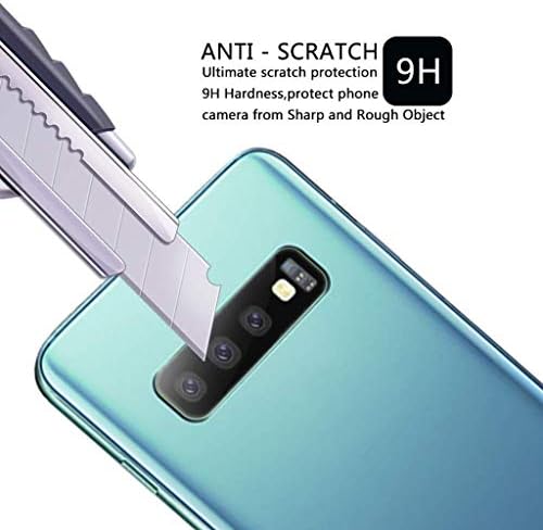 Iusun for Smasung Galaxy S10/S10 Plus Rear Camera Film Lens Screen Protector,No Hole Tempered Glass Durable Protector Film Anti-Scratch Ultra HD Privacy Clear 2PC