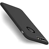 TORRAS iPhone 7 Plus Case/iPhone 8 Plus case, Liquid Silicone Rubber Slim Fit Soft Phone Case with Microfiber Cloth Lining Compatible with iPhone 7 Plus/iPhone 8 Plus, Black