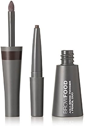 BrowFood Aqua Brow Powder + Pencil Duo, Dark Brunette