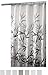 InterDesign Anzu Polyester Shower Curtain Finish: Gray Print