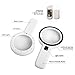 30X High Power Handheld Magnifying Glass, Double Glass Lens Jumbo illuminated Magnifier Glasses with Led Light and UV Light, for Reading, Soldering, Inspection, Coins, Jewelry, perfect for Macular Deg