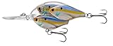 LiveTarget Threadfin Shad Juvenile Bait Ball Squarebill with #6 Medium Dive, Pearl/Violet Shad