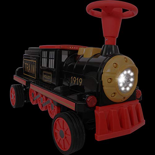 Ride on Train, 12V Electric Train 2 Seater Ride on Toy for