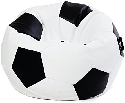 MiPuf - Puff Futbol Original - 120cm diámetro - Tejido Polipiel ...