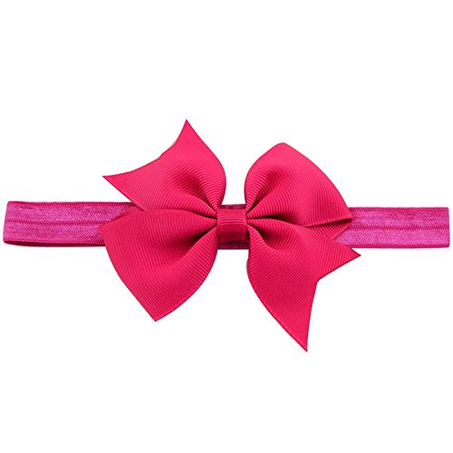 20pcs Baby Girls Headbands 4" Grosgrain Ribbon Hair Bows Headband Hair Band for Baby Girls Infants Toddlers Kids Teens - Thumbnail 6