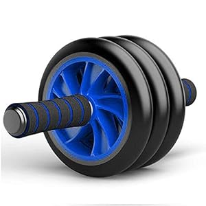 Good Times Buiktrainer, AB-roller, buikspiertrainer met kniebeschermer, AB-wiel met kniemat voor fitness…
