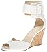 Nine West Women's Crudenza Leather Wedge Sandal