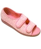 Womens Comfortable Indoor/Outdoor Sandals with Adjustable Fastener Straps