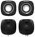 OfficeTec USB Computer Speakers Compact 2.0 System for Mac and PC (Gray)