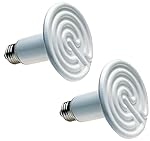 (2 Pack) Zoo Med ReptiCare Ceramic Infrared Heat Emitter 150 Watts
