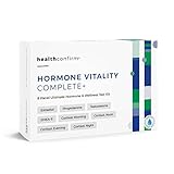HealthConfirm - Hormone Vitality Complete - at-Home Test Kit - 8 Panel Full Day Hormone Balance Saliva Collection Kit