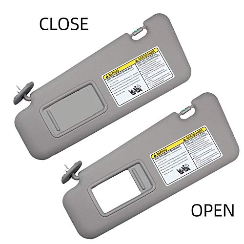 Dasbecan Front Left Driver Side Sun Visor Vanity Light Toyota RAV4 06