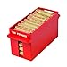 MMF Industries Porta-Count Extra-Capacity Rolled Coin Penny Storage Tray, 25 Dollar Capacity, Red (212070107)