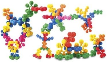 Interstar Construction Set ~ Starter Pack of 24 Vibrantly Coloured Rings / Stars