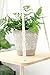 Mkono 2Pack Macrame Shelf Hanging Planter Plant Hanger Home Decor 45 Inches, Square