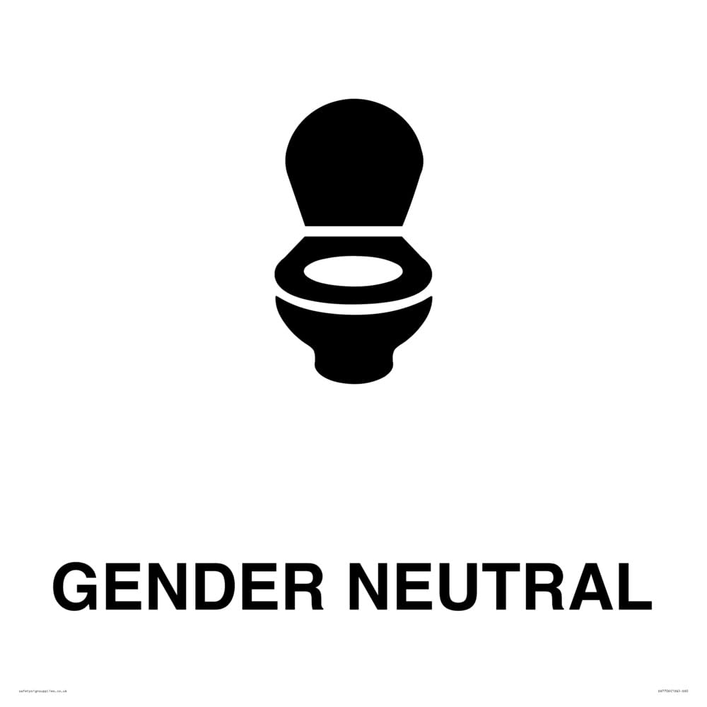 WC Toilet Sign - 600x600mm - S60