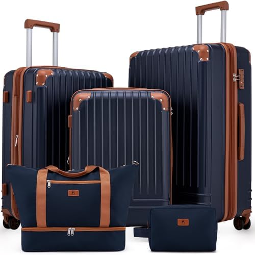 Amazon.com | BOLATU 3 Piece Luggage Set PP Hardshell with YKK