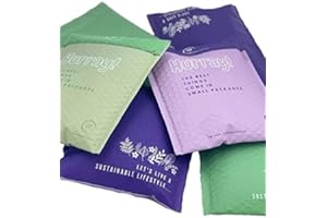 Biodegradable Bubble Mailers 30pcs, Ecofriendly Poly Bubble Mailer Bags, Poly Mailer Envelope with self Seal, Mailer with Adh