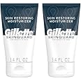 Gillette SkinGuard Face Moisturizer for Men, 3.4 oz Skin Restoring Moisturizer with Shea Butter and Vitamin E (Pack of 2)