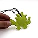 Chew Necklace for Sensory - Oral Motor Aide Dinosaur Chewelry Baby Teething Necklace for Nursing Mom, Silicone Chewable Toy for ADHD Children and Autism or Special Need (Green Dinosaur)