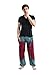 Harem Pants Unisex Geometric Mandala Harem Pants for Men & Women in Red,One Size
