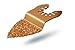 Rockwell RW8924 Sonicrafter Oscillating Multitool Carbide Grit Finger Rasp Blade with Universal Fit System