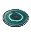 Agate Coaster Teal 3-3.5