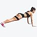 ButtFly Resistance Bands for Women, Butt Lifter, Soft Exercise Bands for Workout (Pink, Medium-Large)